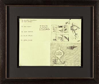 EDWARD GOREY (1925-2000) The Disrespectful Summons. Three concept sketches